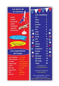 Marque-page jours et chiffres